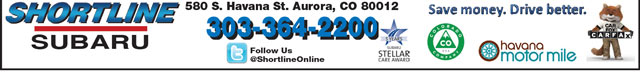 Shortline Subaru footer