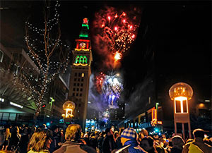New Year's Eve Fireworks Downtown